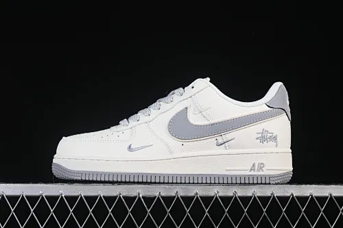 All categories Nk Air Force 1 Air Force series Nk Air Force 1 Low Air Force low top Nike Air Force 1'07 Low Stusi beige small three hook Air Force 1 low top casual sneakers CS5288-040